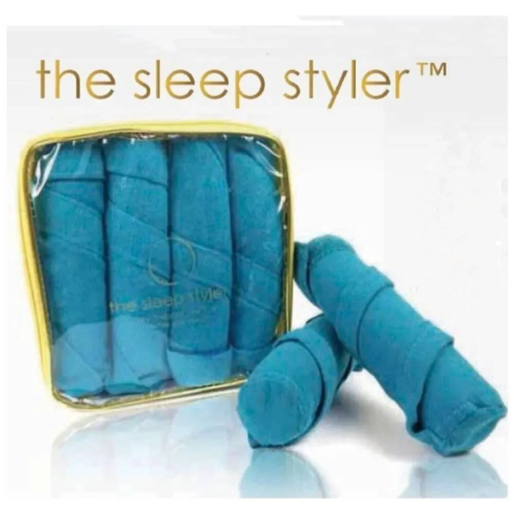 Sleep Styler Hair Rollers eight rollers for long, thick or curly hair, USED